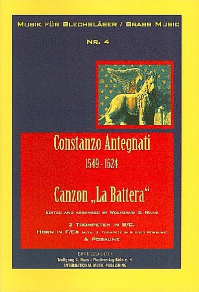 Canzon la batterafür 2 Trompeten, Horn und Posaune