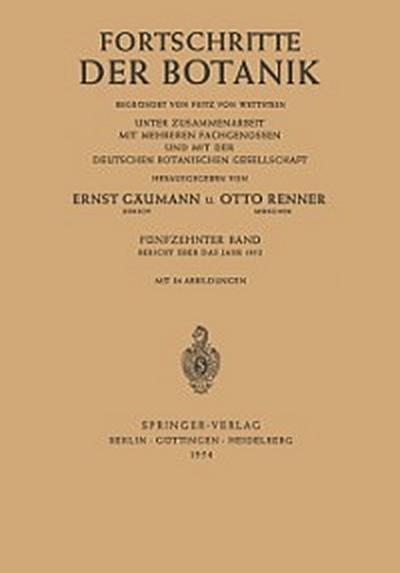 Bericht Über das Jahr 1952
