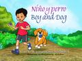 Niño y perro Boy and dog