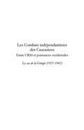 Les combats independantistes des caucasiens entre urss et pu