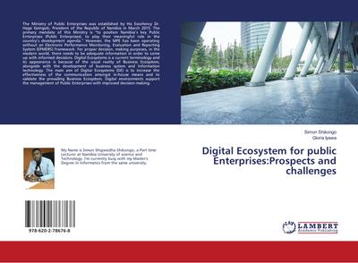 Digital Ecosystem for public Enterprises:Prospects and challenges - Simon Shikongo