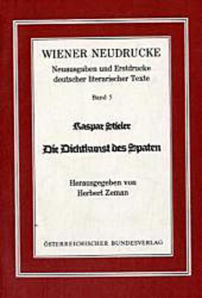 Die Dichtkunst des Spaten (1685)