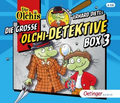 Die große Olchi-Detektive-Box. Tl.3, 4 Audio-CD