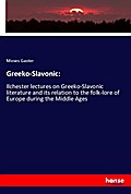 Greeko-Slavonic: