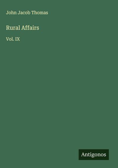 Rural Affairs