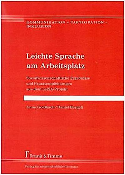 Leichte Sprache am Arbeitsplatz