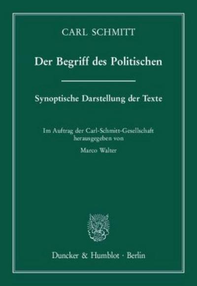 Der Begriff des Politischen