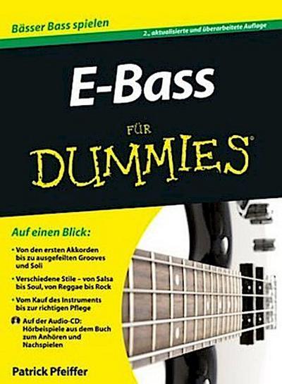 E-Bass für Dummies, m. Audio-CD