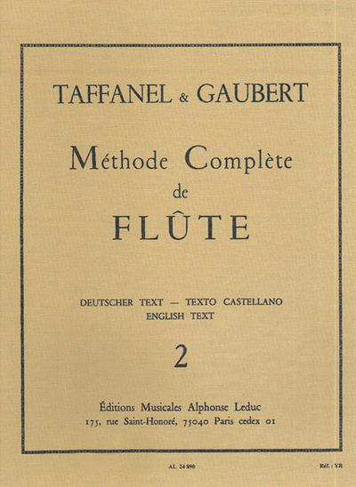 Methode complete de flute vol.2cartonnee (fr/dt/en/sp)