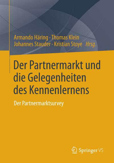 Der Partnermarkt und die Gelegenheiten des Kennenlernens