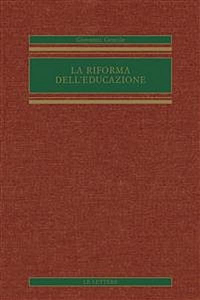 La riforma dell’educazione