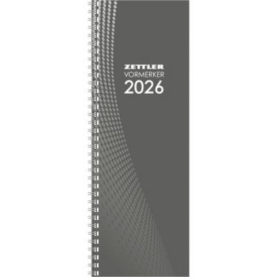 Tagevormerkbuch 2026 - 2T/1S - 10,5x29,7  - Büro-Kalender - 800-0000-1