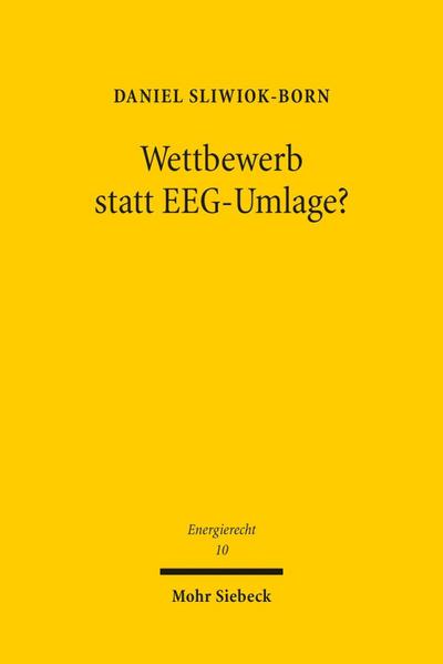 Wettbewerb statt EEG-Umlage?