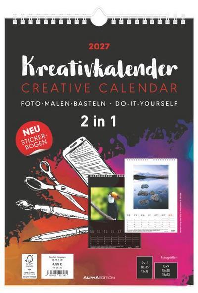 Kreativkalender A4 - 2 in 1 2027