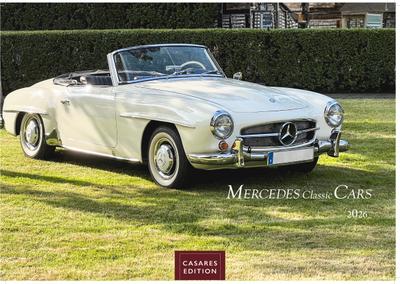 Mercedes Classic Cars 2026 35x50cm Großfofrmat - Mercedes Oldtimer Kalender - Eleganz & Geschichte im Kalenderformat.