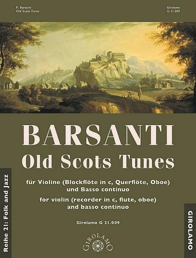 Old Scots Tunesfür Violine (Blockflöte in C, Querflöte, Oboe) und Bc
