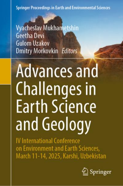 Advances and Challenges in Earth Science and Geology