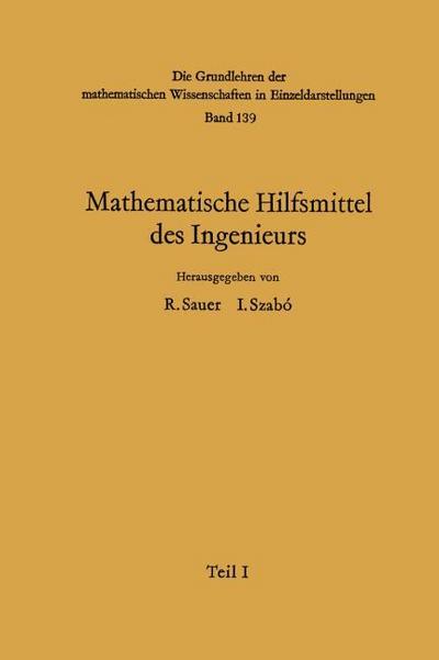 Mathematische Hilfsmittel des Ingenieurs