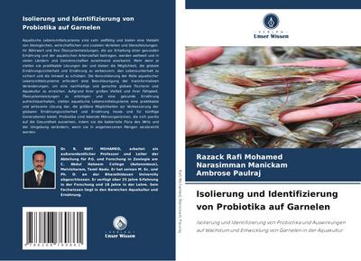 Isolierung und Identifizierung von Probiotika auf Garnelen