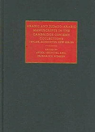 Arabic and Judaeo-Arabic Manuscripts in the Cambridge Genizah Collections