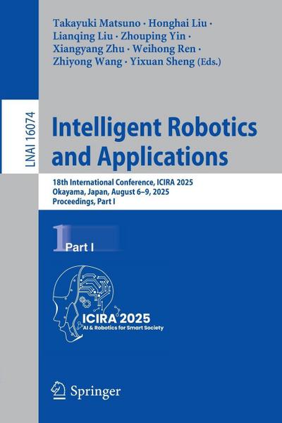 Intelligent Robotics and Applications