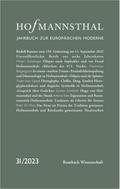 Hofmannsthal - Jahrbuch zur Europäischen Moderne