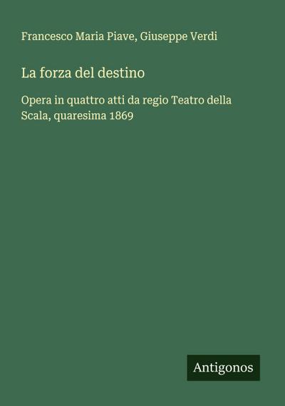 La forza del destino