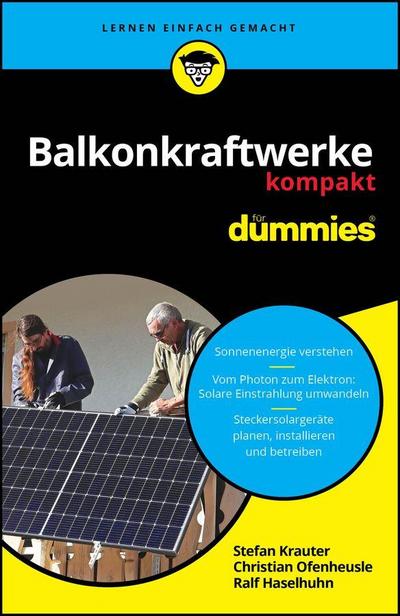 Balkonkraftwerke kompakt für Dummies