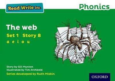 Read Write Inc. Phonics: 8 The Web (Green Set 1 Storybook)