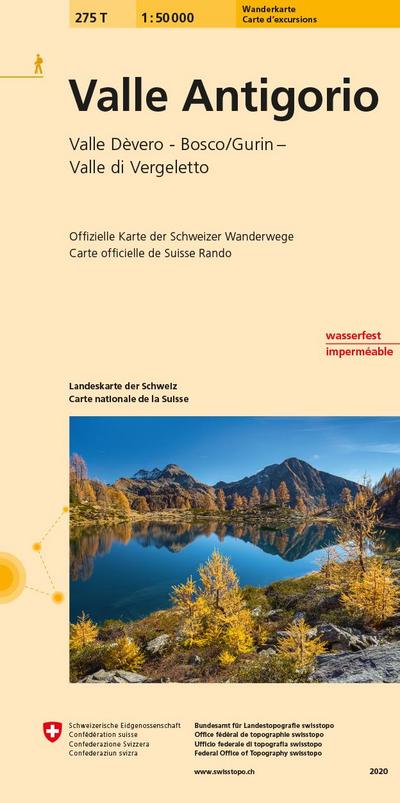 Swisstopo 1 : 50 000 Valle Antigorio