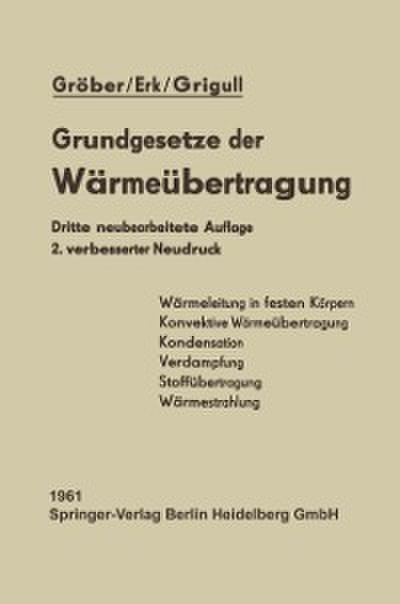 Die Grundgesetze der Wärmeübertragung