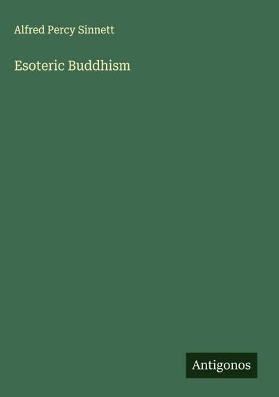 Esoteric Buddhism