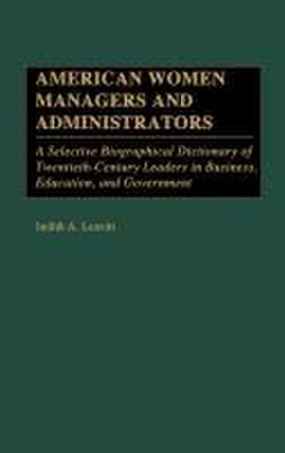 American Women Managers and Administrators