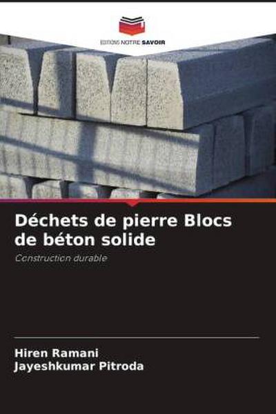 Déchets de pierre Blocs de béton solide