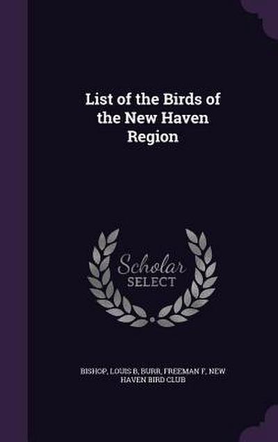 List of the Birds of the New Haven Region