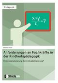 Anforderungen an Fachkräfte in der Kindheitspädago