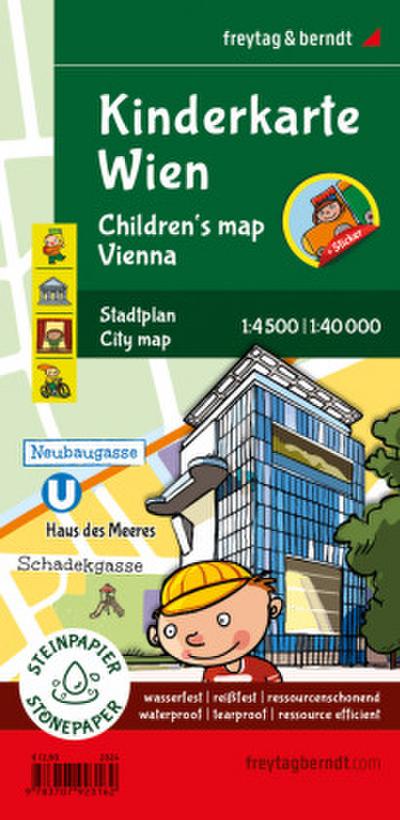 freytag & berndt Stadtplan Kinderkarte Wien 1:40.000