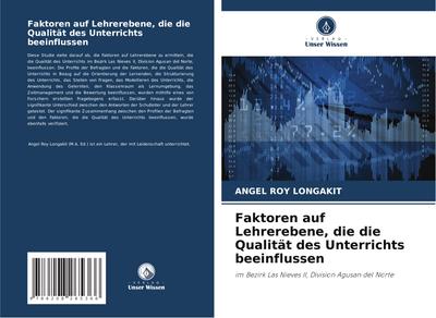 Faktoren auf Lehrerebene, die die Qualität des Unterrichts beeinflussen