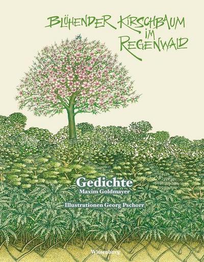 Blühender Kirschbaum im Regenwald