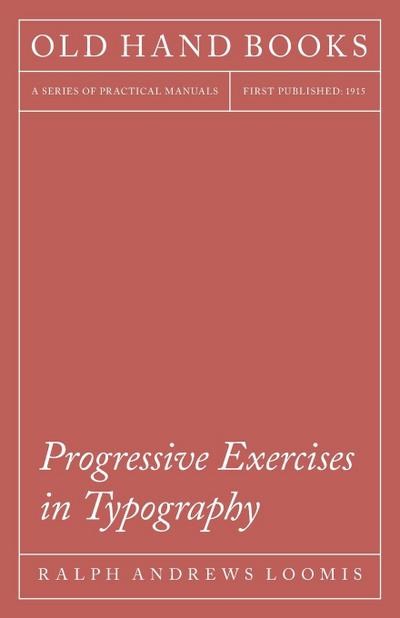 Progressive Exercises in Typography