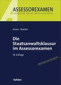 Die Staatsanwaltsklausur im Assessorexamen