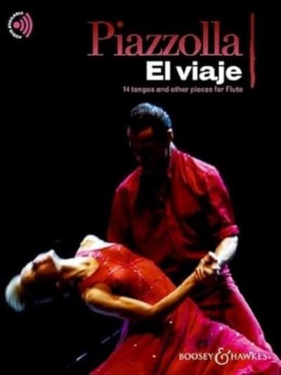 Piazzolla: El Viaje - 14 Tangos and Other Pieces for Flute Book with Audio Online