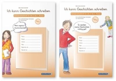 Ich kann Geschichten schreiben Teil 1 und 2 im Set - 2 Schülerarbeitshefte für die 2. bis 4. Klasse