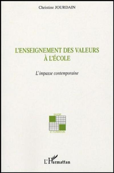 L’enseignement des valeurs a l’ecole