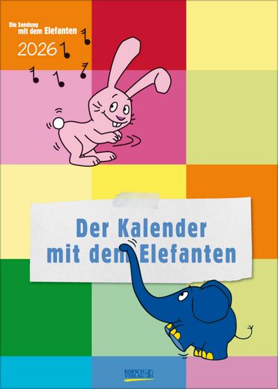 Der Kalender mit dem Elefanten 2026
