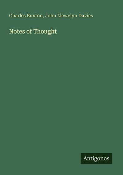 Notes of Thought