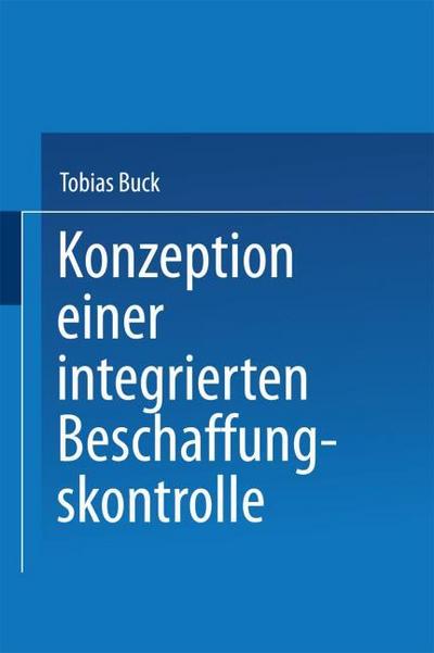 Konzeption einer integrierten Beschaffungskontrolle