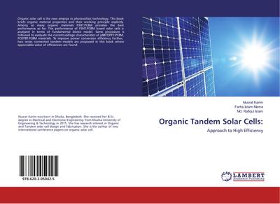 Organic Tandem Solar Cells: