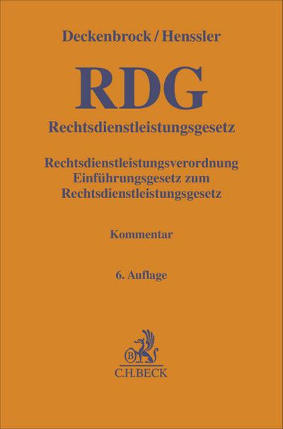 Rechtsdienstleistungsgesetz. RDG