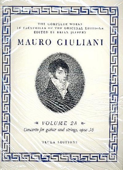 The complete works volume 28Concerto op.36 for guitar and strings